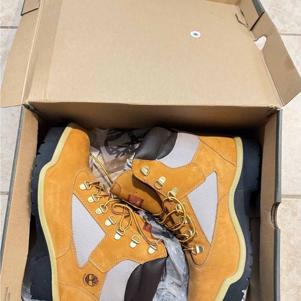 Timberland Men's Brown and Tan Boots